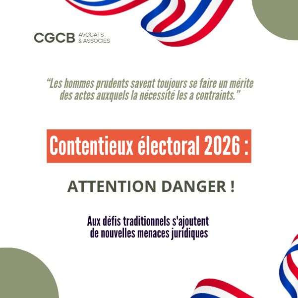 CGCB & Associés vous accompagne dans la campagne électorale 2026