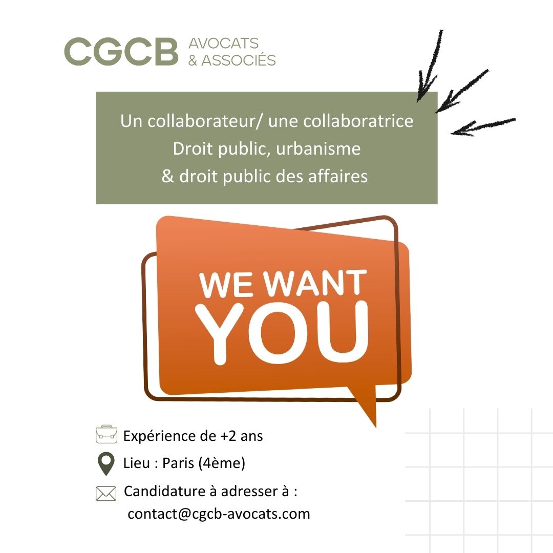 Collaboration libérale Droit public – Paris (75004)