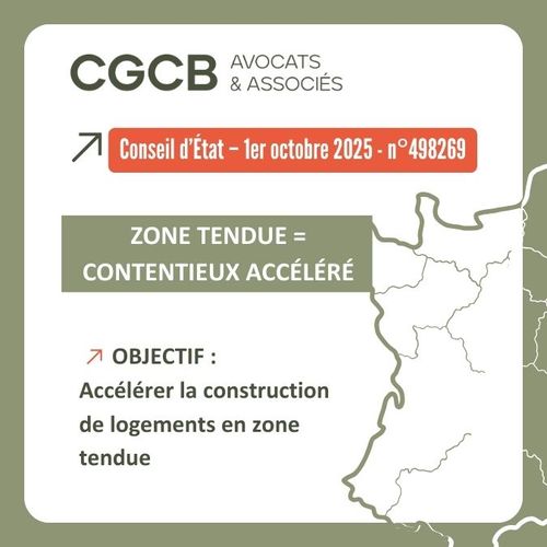 Sursis à statuer et suppression du double degré de juridiction en zone tendue – CE, 1er octobre 2025, n°498269